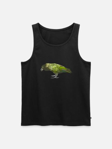 Kea - Männer Premium Bio Tank Top - Schwarz