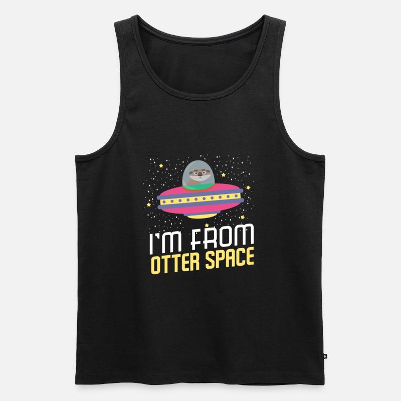 I'm From Otter Space - Men's Premium Organic Tank Top - black