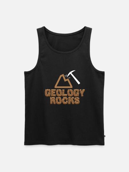 Geology Rocks - Men's Premium Organic Tank Top - black