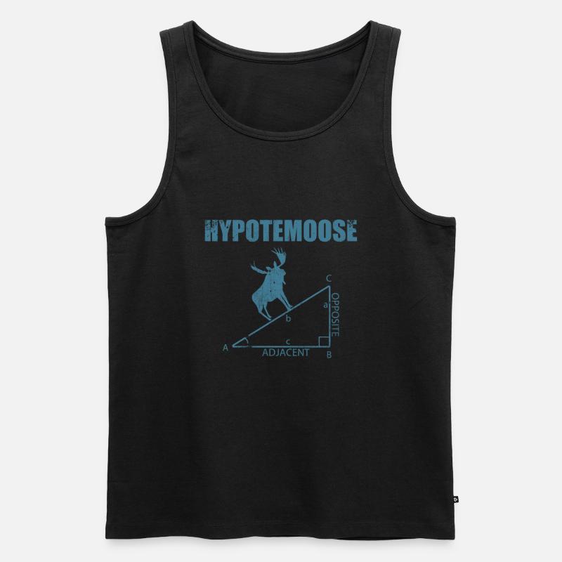 Hypotemoose - Männer Premium Bio Tank Top - Schwarz
