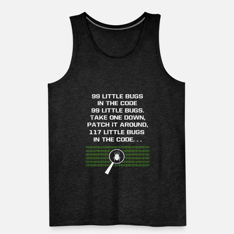 99 kleine Fehler im Code Computer Geek Programm Männer Premium Bio Tank Top
