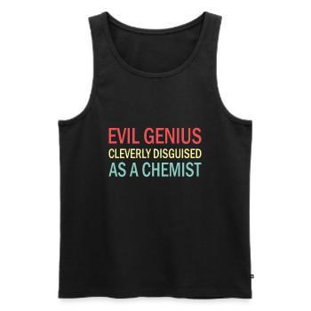 Chemie - Männer Premium Bio Tank Top - Schwarz - Vorne - Michal (187cm)