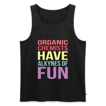 Chemie - Männer Premium Bio Tank Top - Schwarz - Vorne - Michal (187cm)