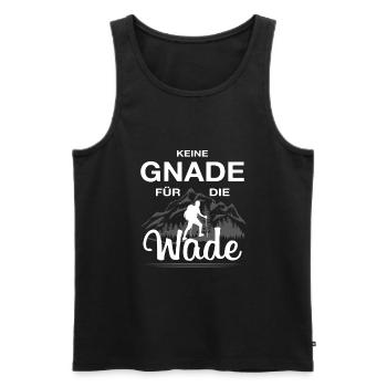 Wander Spruch Wanderer Geschenk Berg Wandern Berge - Männer Premium Bio Tank Top - Schwarz - Vorne - AI Model Male 178 light (178cm)