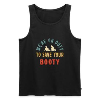 Paramedic Paramedic Gift For A Medical - Men's Premium Organic Tank Top - black - Front - AI Model Male 178 light (178cm)