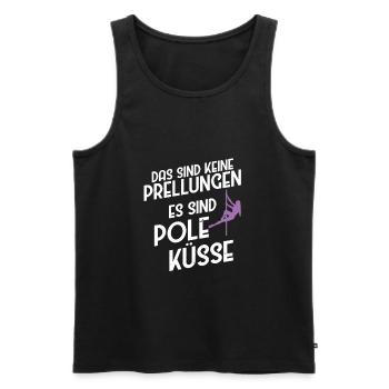 Pole Dance Poledancing Stangentanz Pole-Dance - Männer Premium Bio Tank Top - Schwarz - Vorne - Michal (187cm)