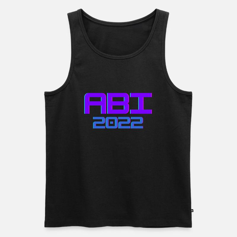 Abitur 2022 - Männer Premium Bio Tank Top - Schwarz