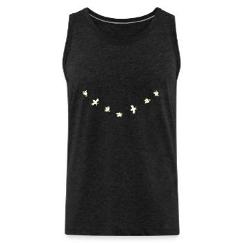 Birdies - Männer Premium Bio Tank Top - Anthrazit - Vorne - Alexander (188cm)