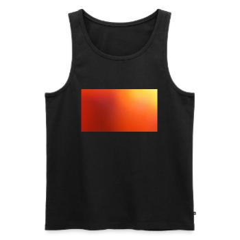 Golden Edition - Männer Premium Bio Tank Top - Schwarz - Vorne - Michal (187cm)