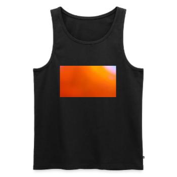 Sunshine 130 - Men's Premium Organic Tank Top - black - Front - Michal (187cm)