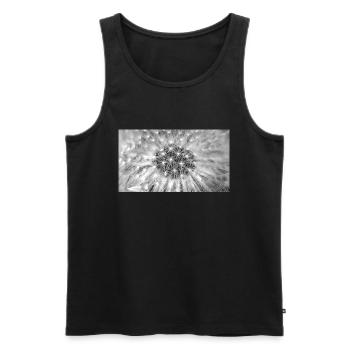 Dandelion, A731876 - Men's Premium Organic Tank Top - black - Front - AI Model Male 178 light (178cm)