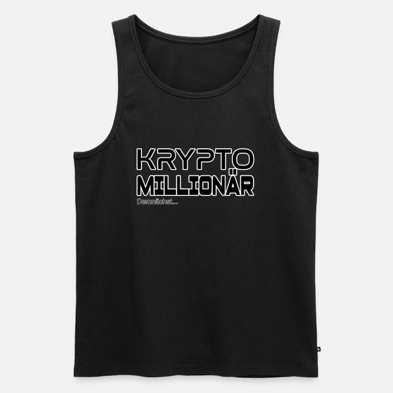 Krypto Millionär - demnächst - Männer Premium Bio Tank Top - Schwarz