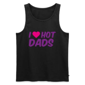 spreadshirtdesign 7 - Männer Premium Bio Tank Top - Schwarz - Vorne - Michal (187cm)