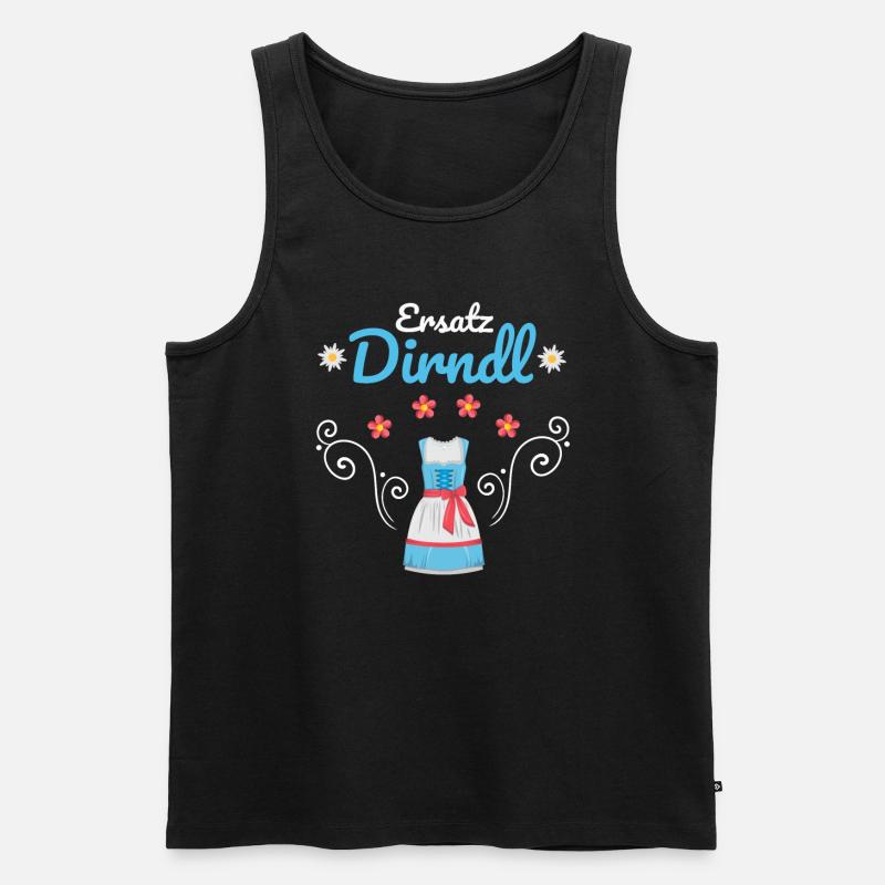 Dirndl Ersatz - Männer Premium Bio Tank Top - undefined