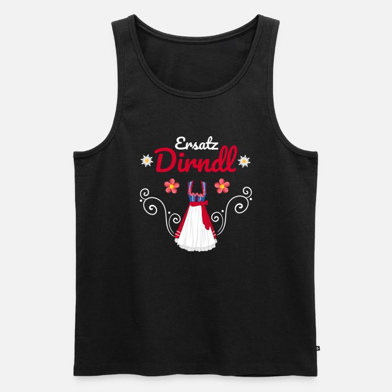 Dirndl Ersatz - Männer Premium Bio Tank Top - undefined