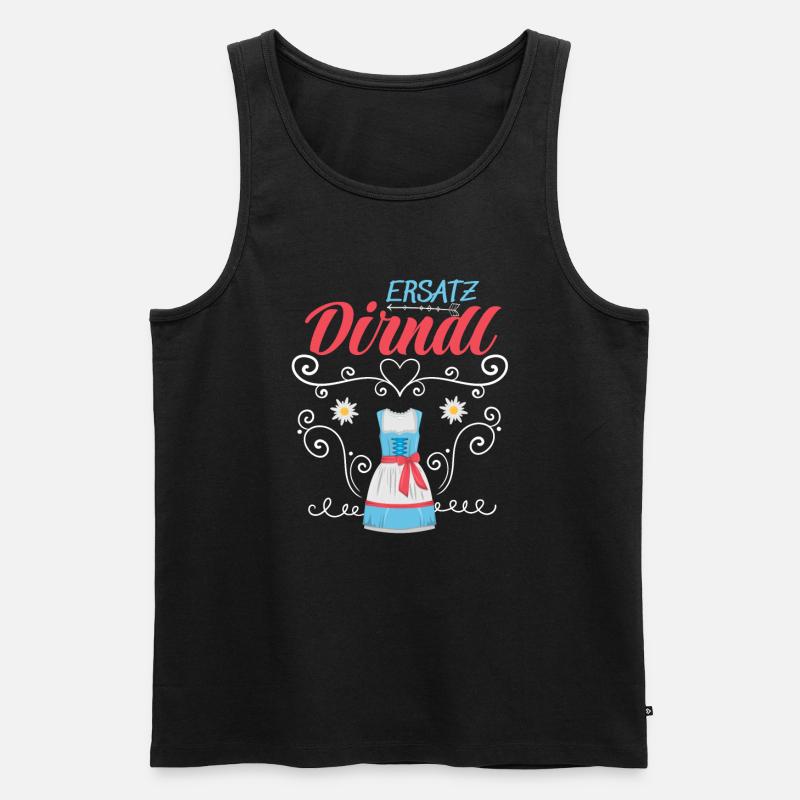 Dirndl Ersatz - Männer Premium Bio Tank Top - undefined