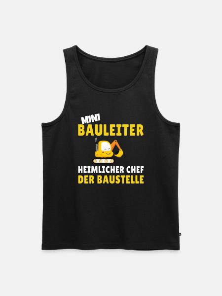 Kinder Bauleiter Bauarbeiter - Bauherr - Männer Premium Bio Tank Top - 