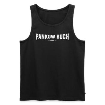 Buch Original - Männer Premium Bio Tank Top - Schwarz - Vorne - Michal (187cm)
