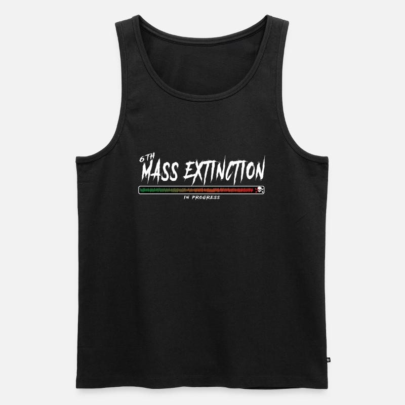 6th Mass Extinction in progress... - Men's Premium Organic Tank Top - black