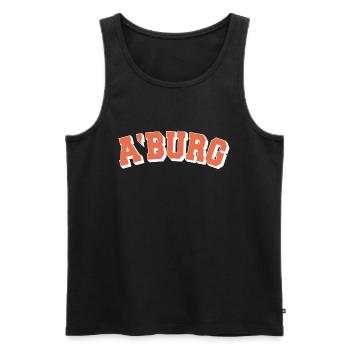 Aschaffenburg College - Männer Premium Bio Tank Top - Schwarz - Vorne - Michal (187cm)