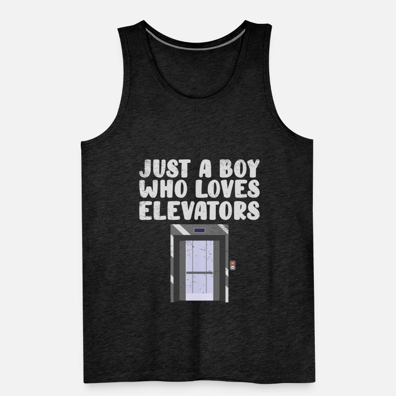 Elevator Technician Elevator Mechanic Elevator Men's Premium Organic Tank Top