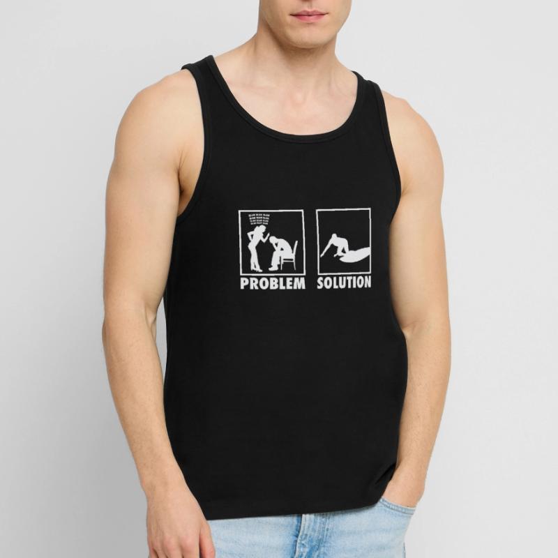 Surfing Surfers Statement Problem Solution. Men's Premium Organic Tank Top