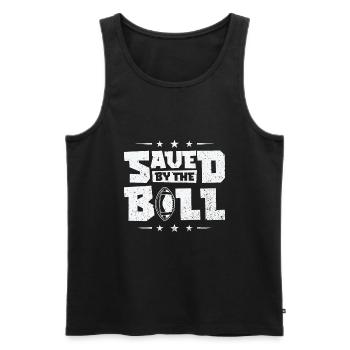 Football sauvé par les joueurs de Thr Sports Football - Débardeur bio Premium Homme - noir - Devant - Michal (187cm)