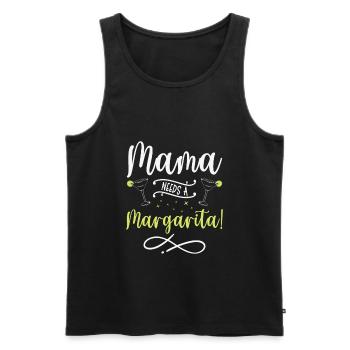 Cinco de Mayo Feiertag Eltern Fiesta Party - Männer Premium Bio Tank Top - Schwarz - Vorne - Michal (187cm)