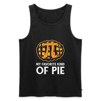 Pi Day Cake Math Number Pi Symbol Food - Débardeur bio Premium Homme - noir - Devant - AI Model Male 178 light (178cm)