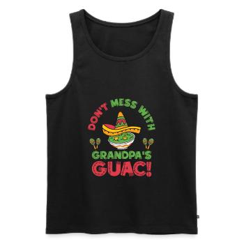 Cinco de Mayo Feiertag Eltern Fiesta Party - Männer Premium Bio Tank Top - Schwarz - Vorne - Michal (187cm)