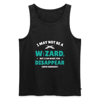 Anesthesia Anesthesiologist Nurse Anesthesiology - Men's Premium Organic Tank Top - black - Front - Michal (187cm)