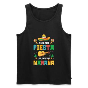 Cinco De Mayo Mexikanisch Mexiko Fiesta Trinkparty - Männer Premium Bio Tank Top - Schwarz - Vorne - Michal (187cm)