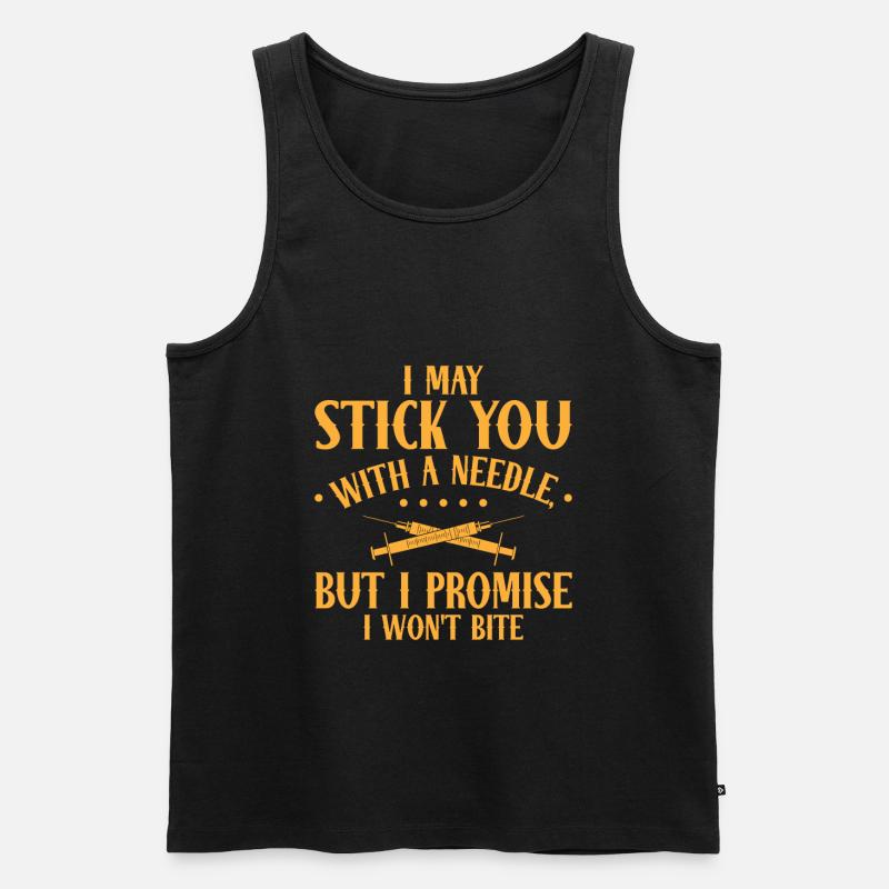 Phlebotomist Phlebotomie Krankenschwester Tech - Männer Premium Bio Tank Top - Schwarz