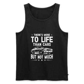 Muscle Car Enthusiast Car Guy Classic Cars Lover - Men's Premium Organic Tank Top - black - Front - Michal (187cm)