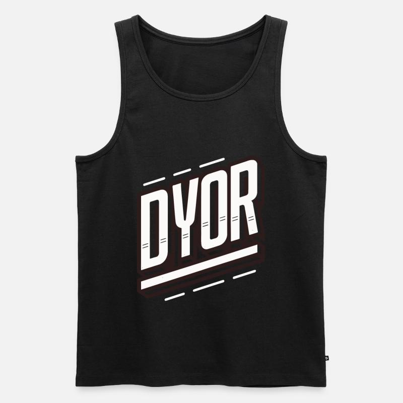 DYOR recherchieren Sie selbst - Männer Premium Bio Tank Top - Schwarz