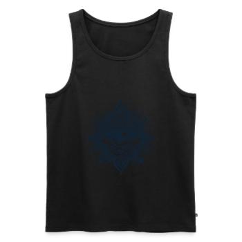 Mystical Third Eye Spiritual - Men's Premium Organic Tank Top - black - Front - AI Model Male 178 light (178cm)