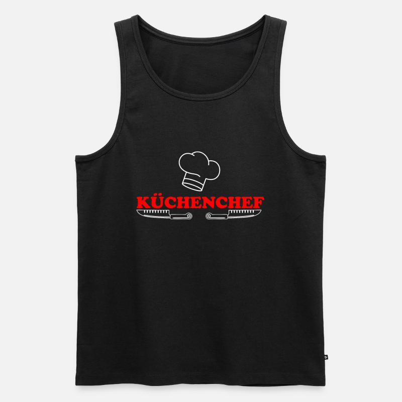 Küchenchef - Männer Premium Bio Tank Top - Schwarz