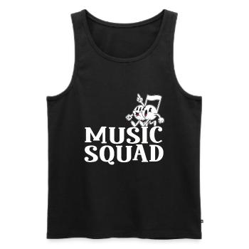 Groupe de musique Professeur de musique Musicien - Débardeur bio Premium Homme - noir - Devant - AI Model Male 178 light (178cm)