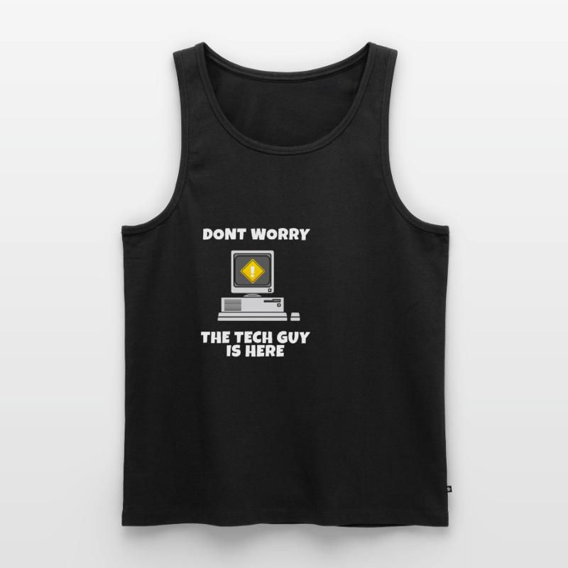 Run cmd | Computer Nerd | Webdesigner | CSS | Exe Männer Premium Bio Tank Top