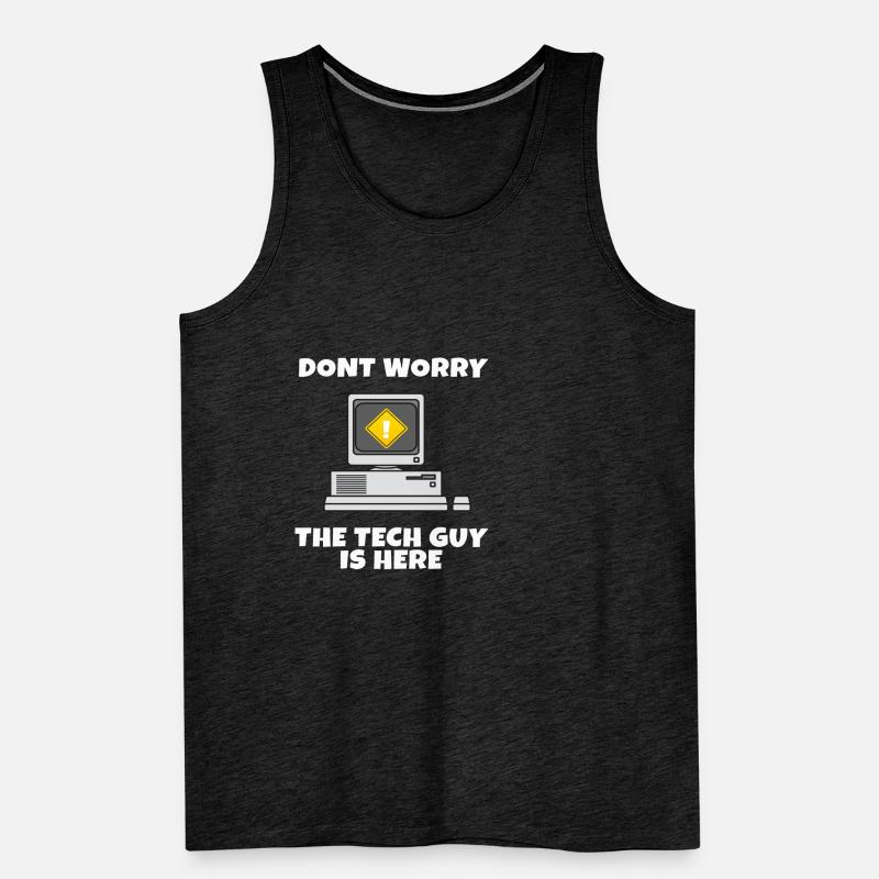 Run cmd | Computer Nerd | Web Designer | CSS | exe Men's Premium Organic Tank Top