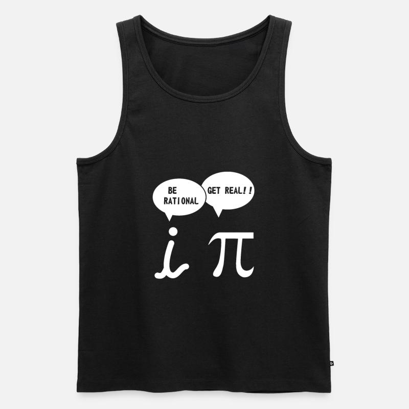 Mathe Nerds - Männer Premium Bio Tank Top - Schwarz