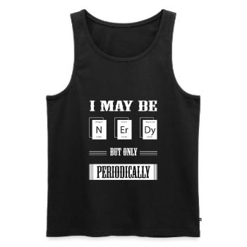 I'm a nerd - Men's Premium Organic Tank Top - black - Front - Michal (187cm)