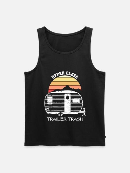 Trailer Trash USA - Débardeur bio Premium Homme - noir
