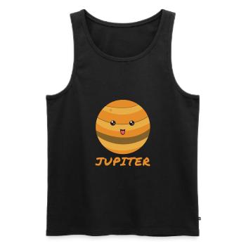 Jupiter - Men's Premium Organic Tank Top - black - Front - AI Model Male 178 light (178cm)