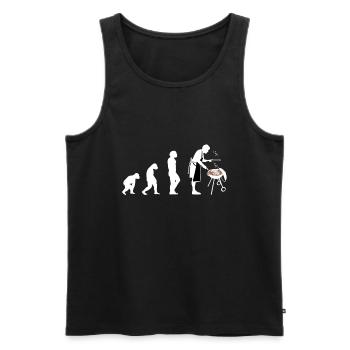 Grill Master Evolution - Men's Premium Organic Tank Top - black - Front - Michal (187cm)