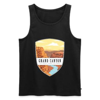 Grand Canyon National Park - Men's Premium Organic Tank Top - black - Front - Michal (187cm)