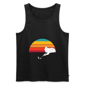 Snooker Spieler - Männer Premium Bio Tank Top - Schwarz - Vorne - Michal (187cm)