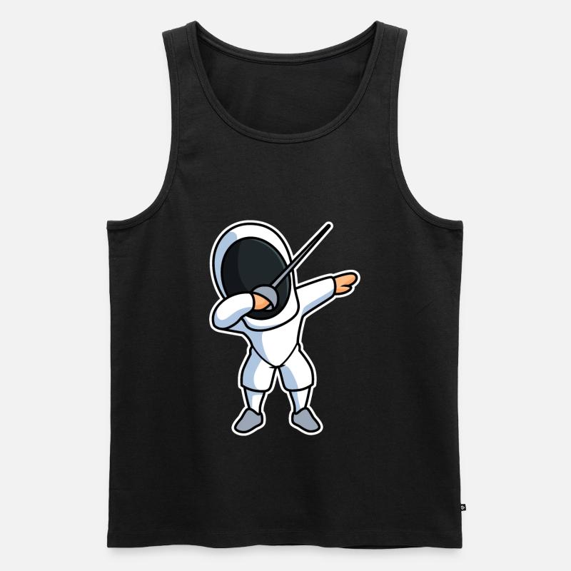 Fechter DAB - Männer Premium Bio Tank Top - Schwarz
