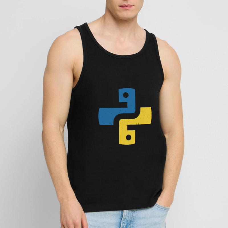 Python Programmiersprache Männer Premium Bio Tank Top