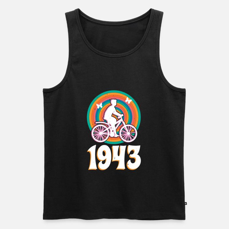 1945 Hoffmann LSD Entdeckung - Männer Premium Bio Tank Top - Schwarz